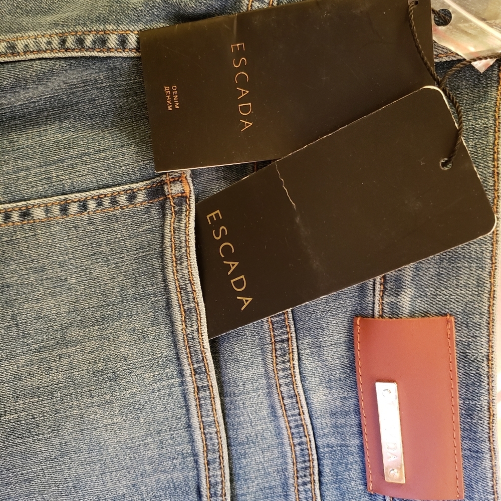 Escada Distressed & Embelished Jeans - Picture 8 of 16